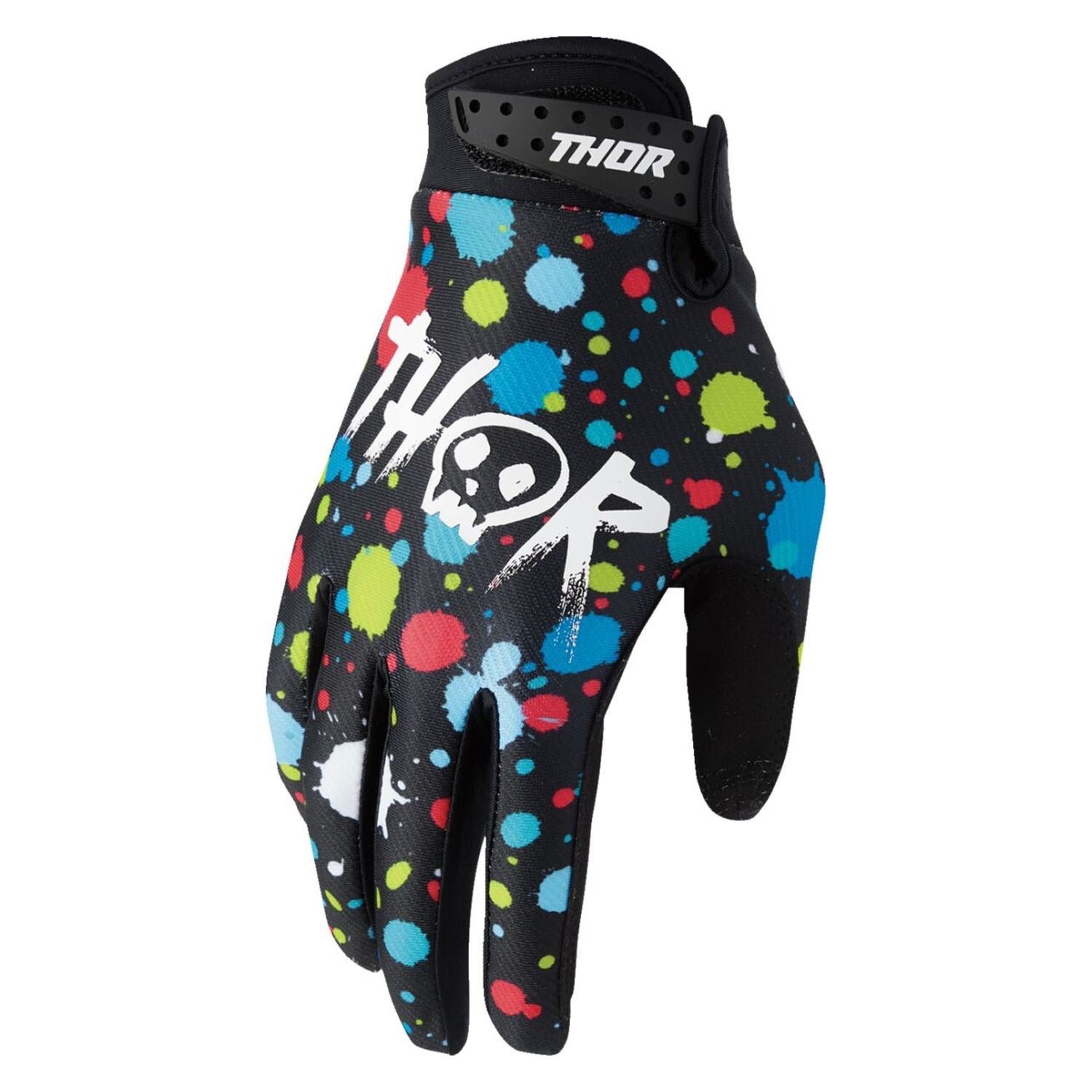 Thor 2026 Youth Launchmode Splat Multi MX Gloves